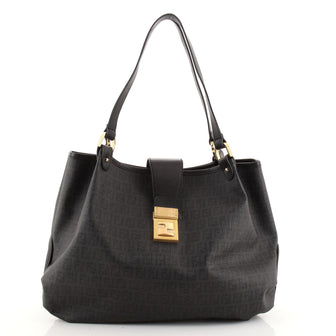 Fendi Chiusura Tote Zucchino Coated Canvas Medium