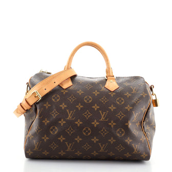 Louis Vuitton Speedy Bandouliere Bag Monogram Canvas 30