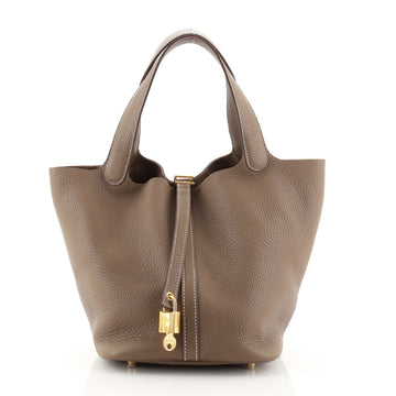 Hermes Picotin Lock Bag Clemence MM
