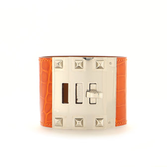 Hermes Extreme Kelly Dog Bracelet Shiny Alligator