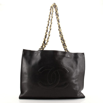 Chanel Vintage CC Chain Tote Lambskin XL