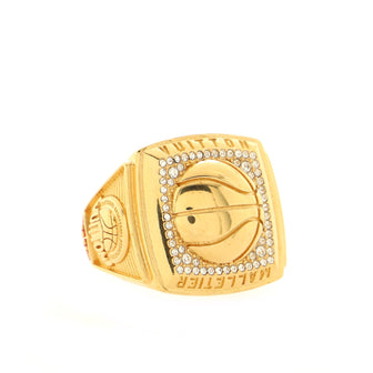 LV x NBA Flying Ball Ring Metal with Crystals