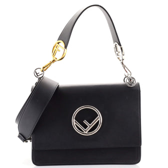 Fendi Kan I F Shoulder Bag Leather Medium