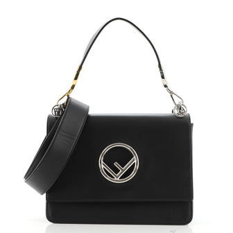 Fendi Kan I F Shoulder Bag Leather Medium