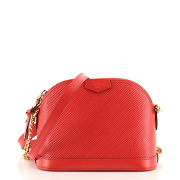 Louis Vuitton Alma Chain Handbag Epi Leather Mini