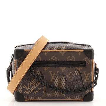 Louis Vuitton Nigo Soft Trunk Bag Limited Edition Giant Damier and Monogram Canvas Mini