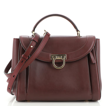 Salvatore Ferragamo Sofia Rainbow Saddle Bag Leather Small