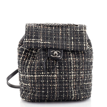 Chanel Urban Spirit Backpack Quilted Tweed Large
