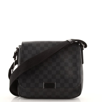 Louis Vuitton District Messenger Bag Damier Graphite PM