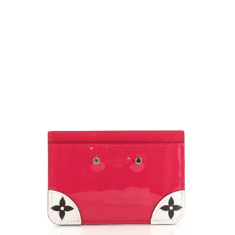 Louis Vuitton Venice Card Holder Vernis with Monogram Canvas