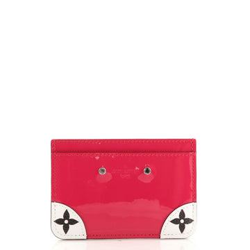 Louis Vuitton Venice Card Holder Vernis with Monogram Canvas