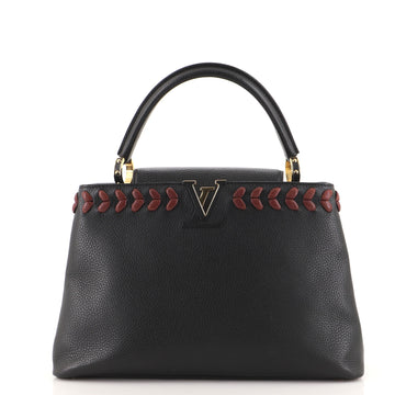 Louis Vuitton Capucines Bag Leather with Braided Detail MM