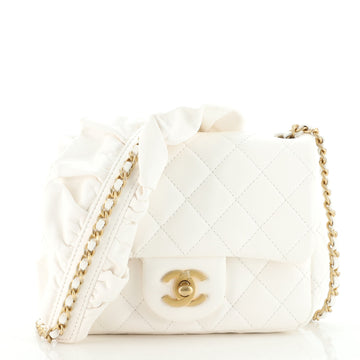 Chanel Romance Square Flap Bag Quilted Lambskin Mini