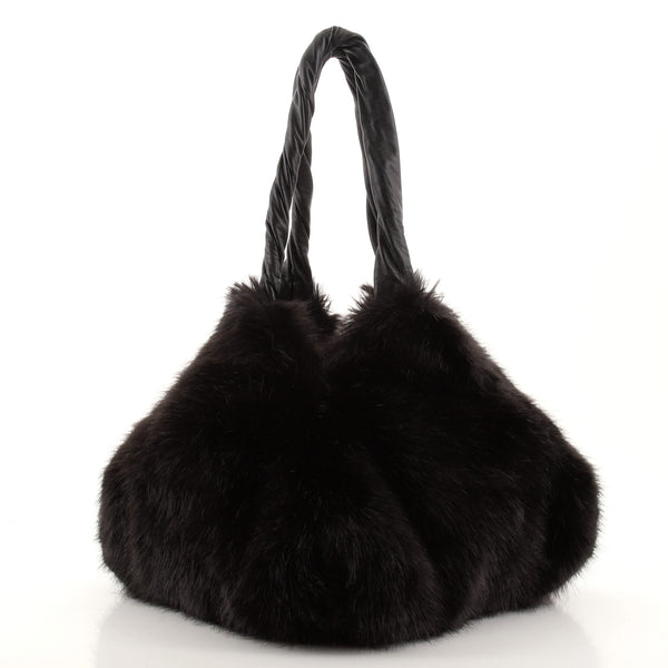 Givenchy Pyramid Tote Bag Faux Fur 99782