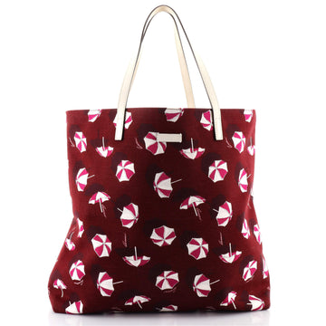 Gucci Open Tote Printed Canvas Medium