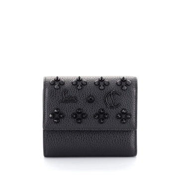 Christian Louboutin Macaron Wallet Embellished Leather Mini