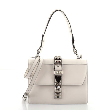 Prada Elektra Shoulder Bag Studded Leather Medium