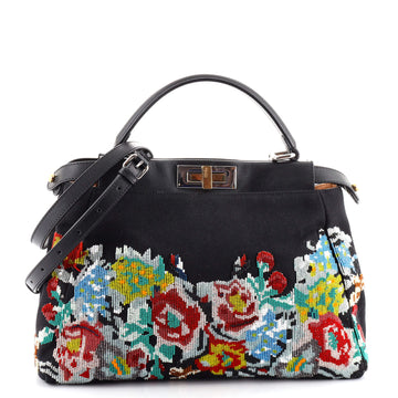Fendi Peekaboo Bag Beaded Nylon Regular