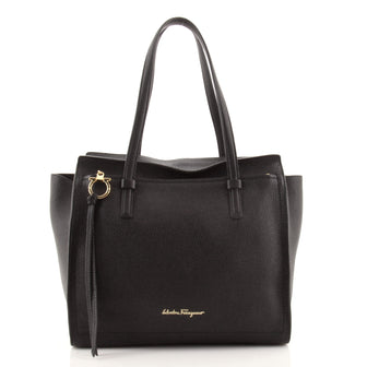 Salvatore Ferragamo Amy Tote Pebbled Leather Medium