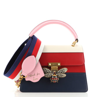 Gucci Queen Margaret Top Handle Bag Colorblock Leather Small