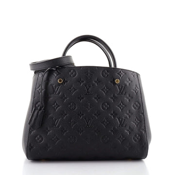 Louis Vuitton Montaigne Handbag Monogram Empreinte Leather MM