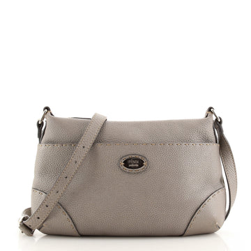 Fendi Selleria Front Pocket Crossbody Bag Leather Medium
