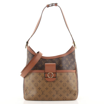 Louis Vuitton Dauphine Hobo Reverse Monogram Canvas MM