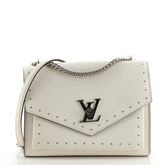 Louis Vuitton Mylockme Handbag Studded Leather BB