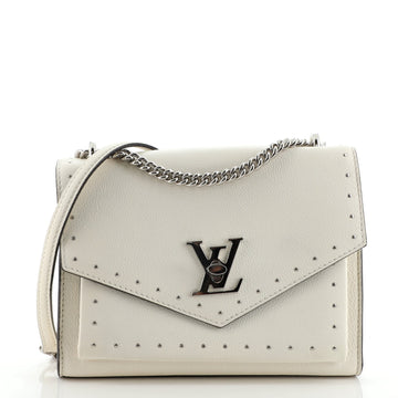 Louis Vuitton Mylockme Handbag Studded Leather BB