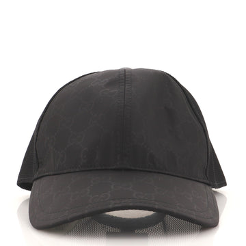 Gucci Baseball Cap GG Nylon and Mesh