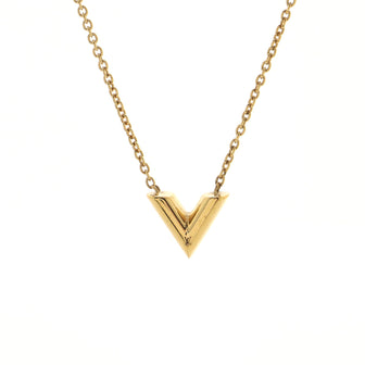 Louis Vuitton Essential V Necklace Metal