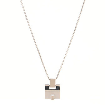 Hermes Eileen Pendant Necklace Metal and Enamel