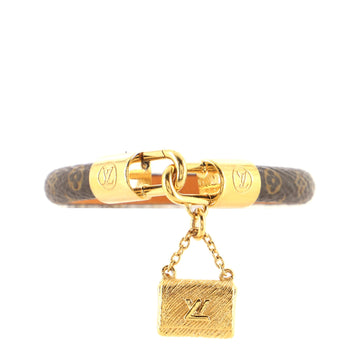 Louis Vuitton Twist Lock Bracelet Monogram Canvas and Metal