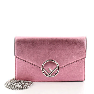 Fendi F is Fendi Envelope Wallet on Chain Leather