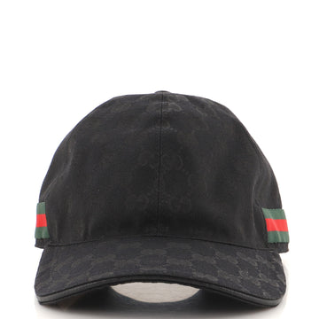 Gucci Web Baseball Cap GG Canvas