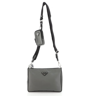 Prada Re-Edition Zip Messenger Bag Tessuto Small