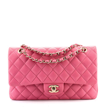 Chanel Classic Double Flap Bag Quilted Caviar Medium