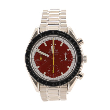 Omega Speedmaster Michael Schumacher Chronograph Automatic Watch Stainless Steel 39