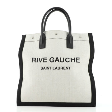 Saint Laurent Rive Gauche Shopper Tote Canvas Tall