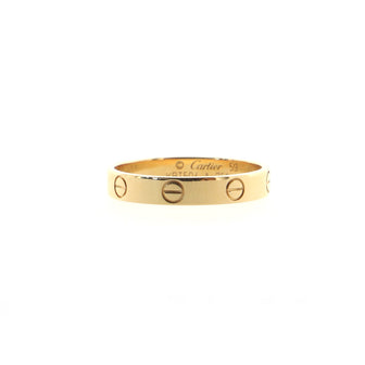 Cartier Love Wedding Band Ring 18K Yellow Gold