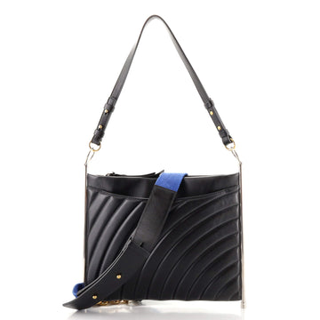 Chloe Roy Clutch Quilted Leather Medium