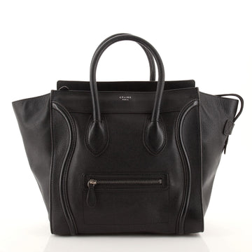 Celine Luggage Bag Grainy Leather Mini