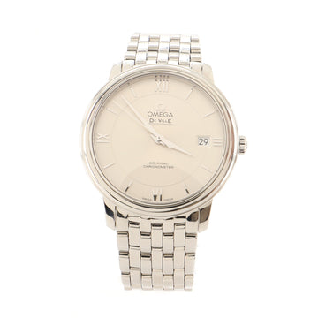 Omega De Ville Prestige Co-Axial Chronometer Automatic Watch Stainless Steel 37
