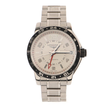 Longines Admiral GMT Automatic Watch Stainless Steel 42