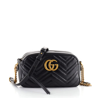 Gucci GG Marmont Shoulder Bag Matelasse Leather Small