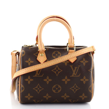 Louis Vuitton Speedy Bandouliere Bag Monogram Canvas Nano