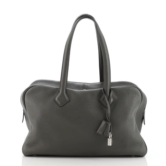 Hermes Bicolor Victoria II Bag Clemence 35
