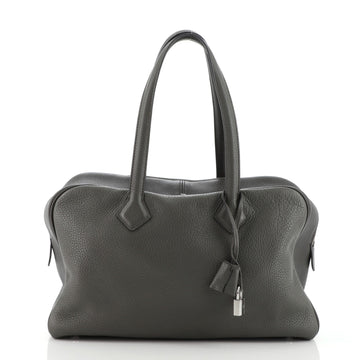 Hermes Bicolor Victoria II Bag Clemence 35