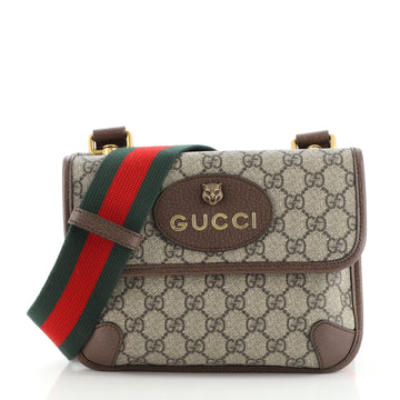 Gucci Neo Vintage Flap Messenger GG Coated Canvas Small