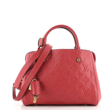 Louis Vuitton Montaigne Handbag Monogram Empreinte Leather BB